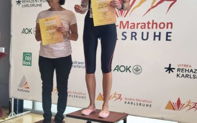 Starke Leistungen beim Baden-Halbmarathon